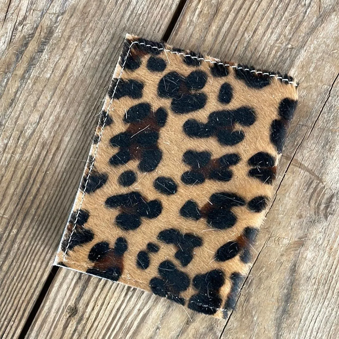 071 Passport Cover - Leopard w/ Iceland Navajo