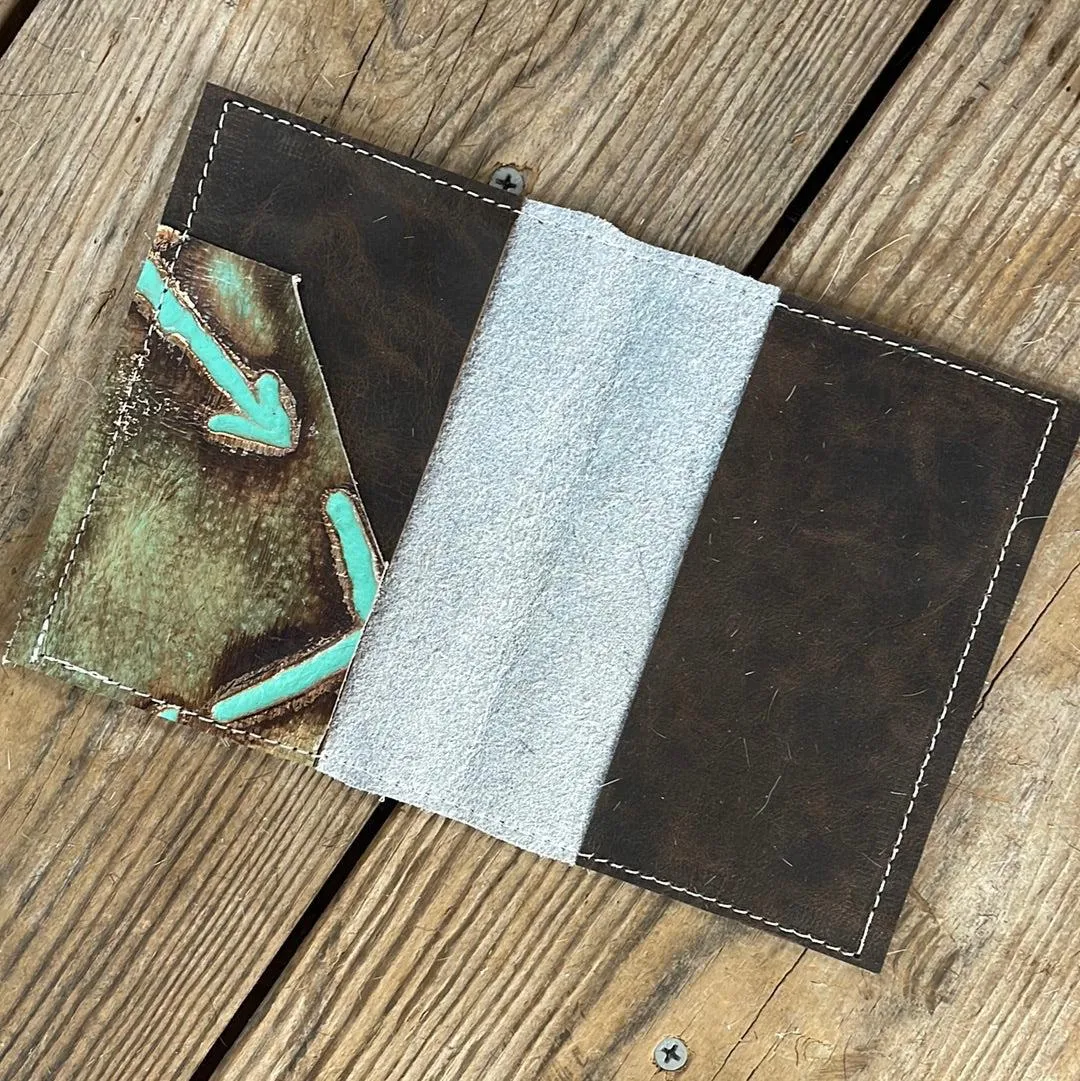 089 Passport Cover - Longhorn w/ Patina Brands