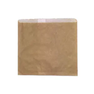 1 Long Brown Glassine Bags