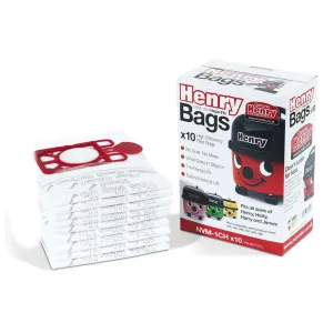 10 Genuine Henry Bags NVM-1CH Hepaflo 907075 / 604015