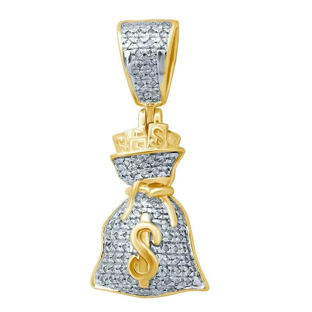 10K 0.18-0.21CT D-MONEY BAGS