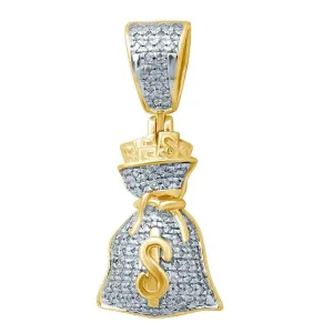 10K 0.18-0.21CT D-MONEY BAGS