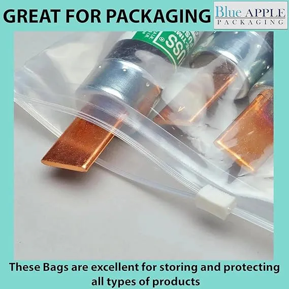 13X18 inches Resealable Poly Bags With Slide Seal 2.75 Mil (LDPE)