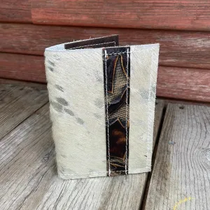 182 Passport Cover - Silver Acid w/ Sepia Laredo