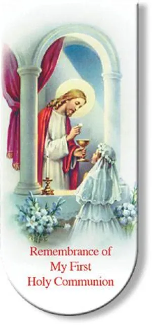 1st Communion Girl 3" Magnetic Bookmark