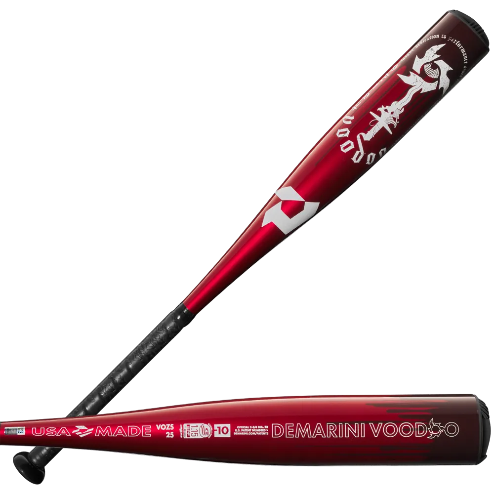 2025 DeMarini Voodoo One (-10) 2 3/4" USSSA Baseball Bat: WBD2538010