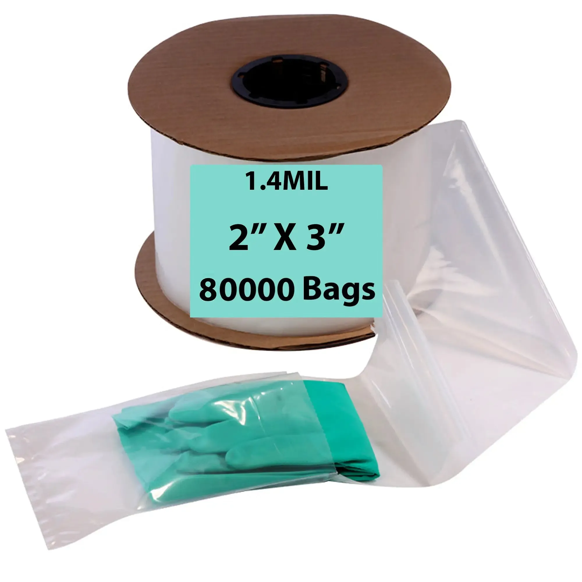 2X3 Inches Kwik-Fill® Pre-Opened Bags on Roll 1.4 Mil Auto Bag 5000/RL