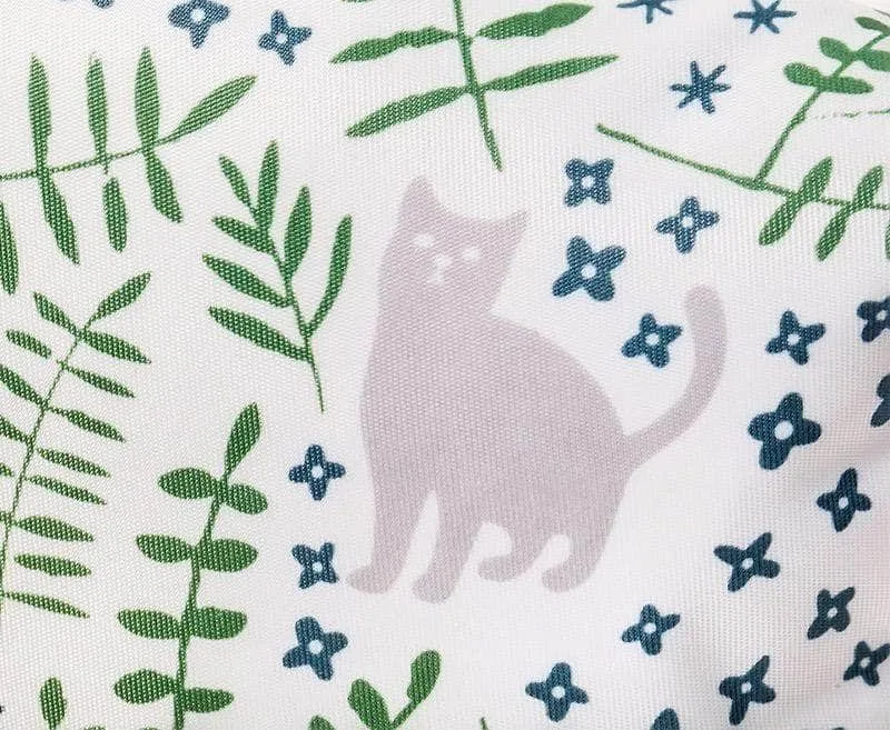 3 Pcs Green Cat Makeup Bag