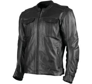 880367  Speed and Strength Band of Brothers Leather Jacket BLK Large