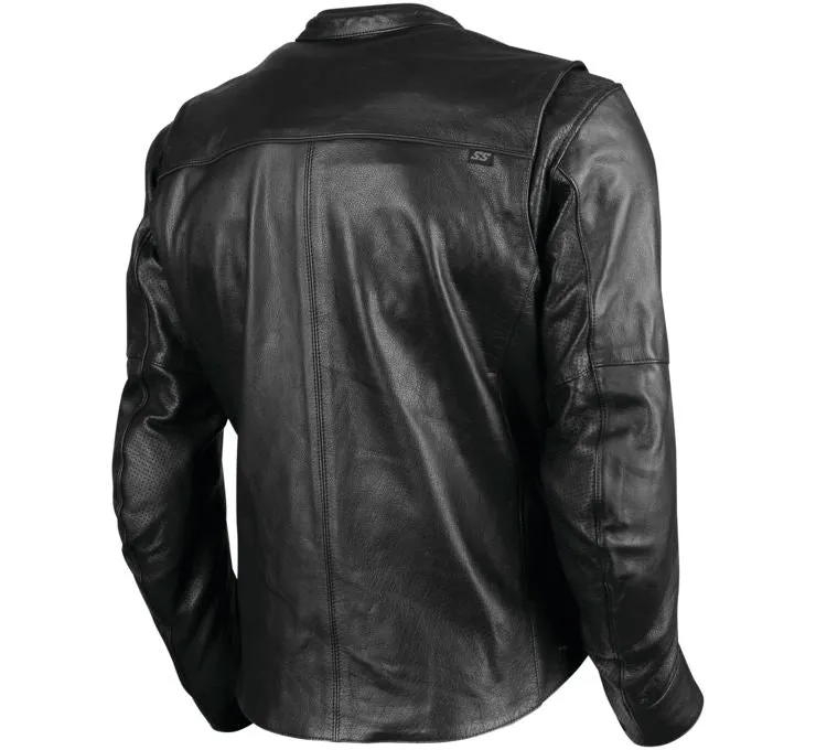 880367  Speed and Strength Band of Brothers Leather Jacket BLK Large