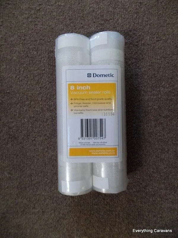 8" Vacuum Sealer Rolls Twin Pack Dometic Cryovac Bags