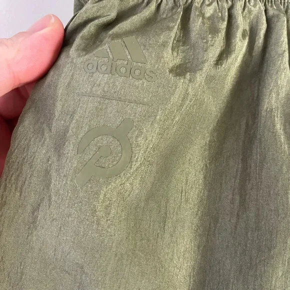 Adidas Ivy Park x Peloton Wind Shorts Army Olive Green Capsule Collection Small
