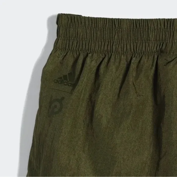 Adidas Ivy Park x Peloton Wind Shorts Army Olive Green Capsule Collection Small