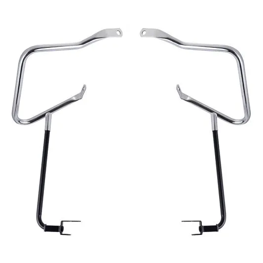 Advanblack Rear Saddlebag Guards For 2014-2023 Harley Touring