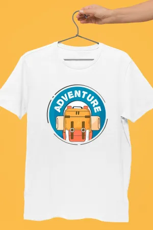 Adventure Travel White Tshirt