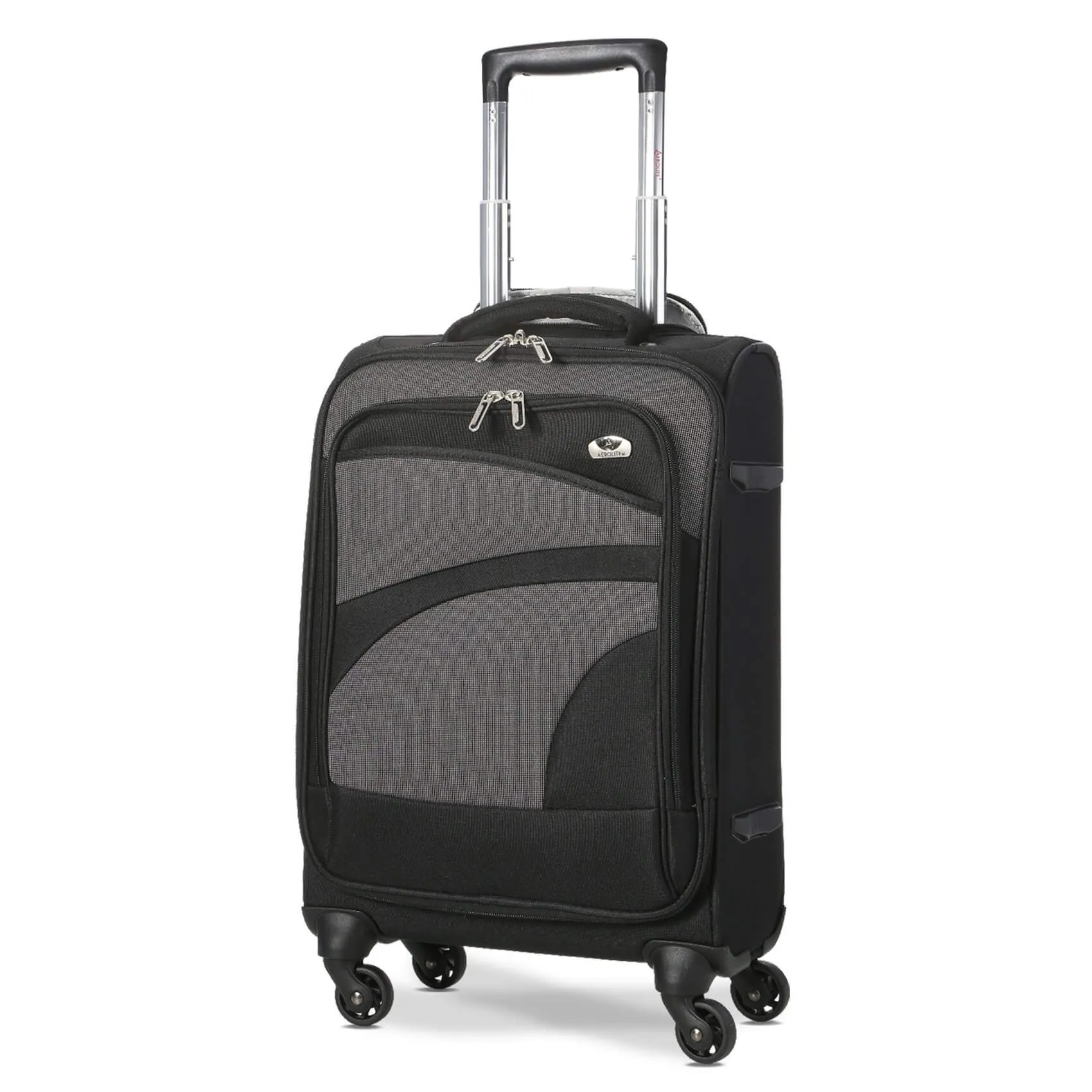 Aerolite (47x35x20cm) Lightweight Soft Shell Cabin Hand Luggage (x3 Set) | 4 Wheels