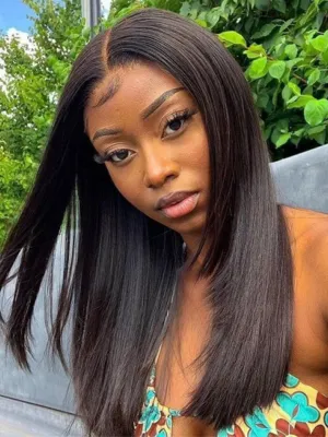 Alipop Hair 4x4 Lace Closure Wig Straight Hairstyles 100% Real Hair Wigs