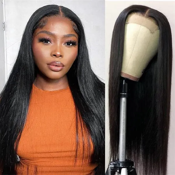 Alipop Hair 4x4 Lace Closure Wig Straight Hairstyles 100% Real Hair Wigs