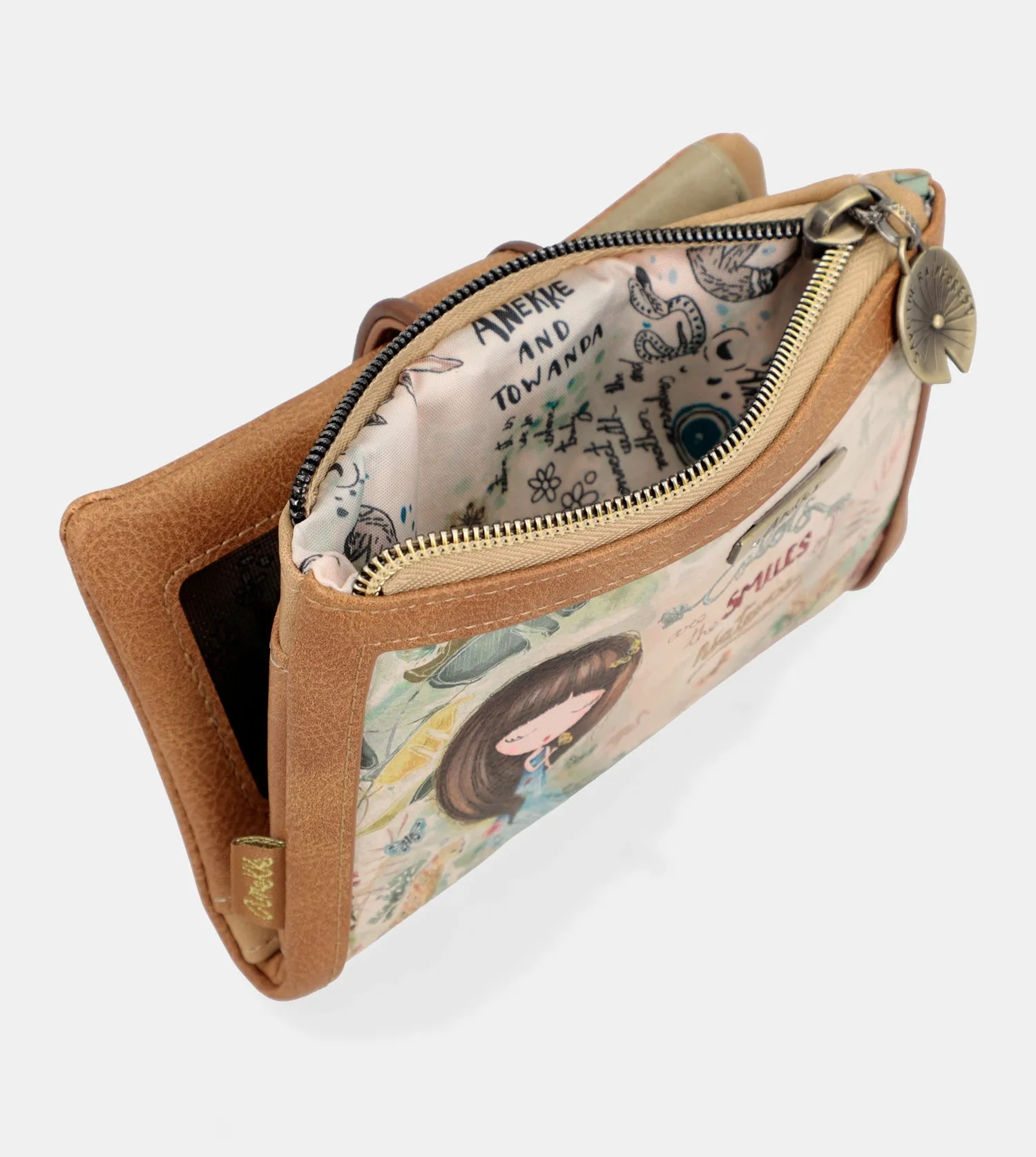 Amazonia medium RFID flexi wallet