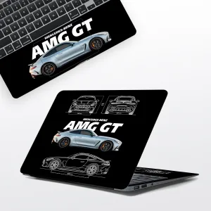 AMG GT BLACK Laptop Skin