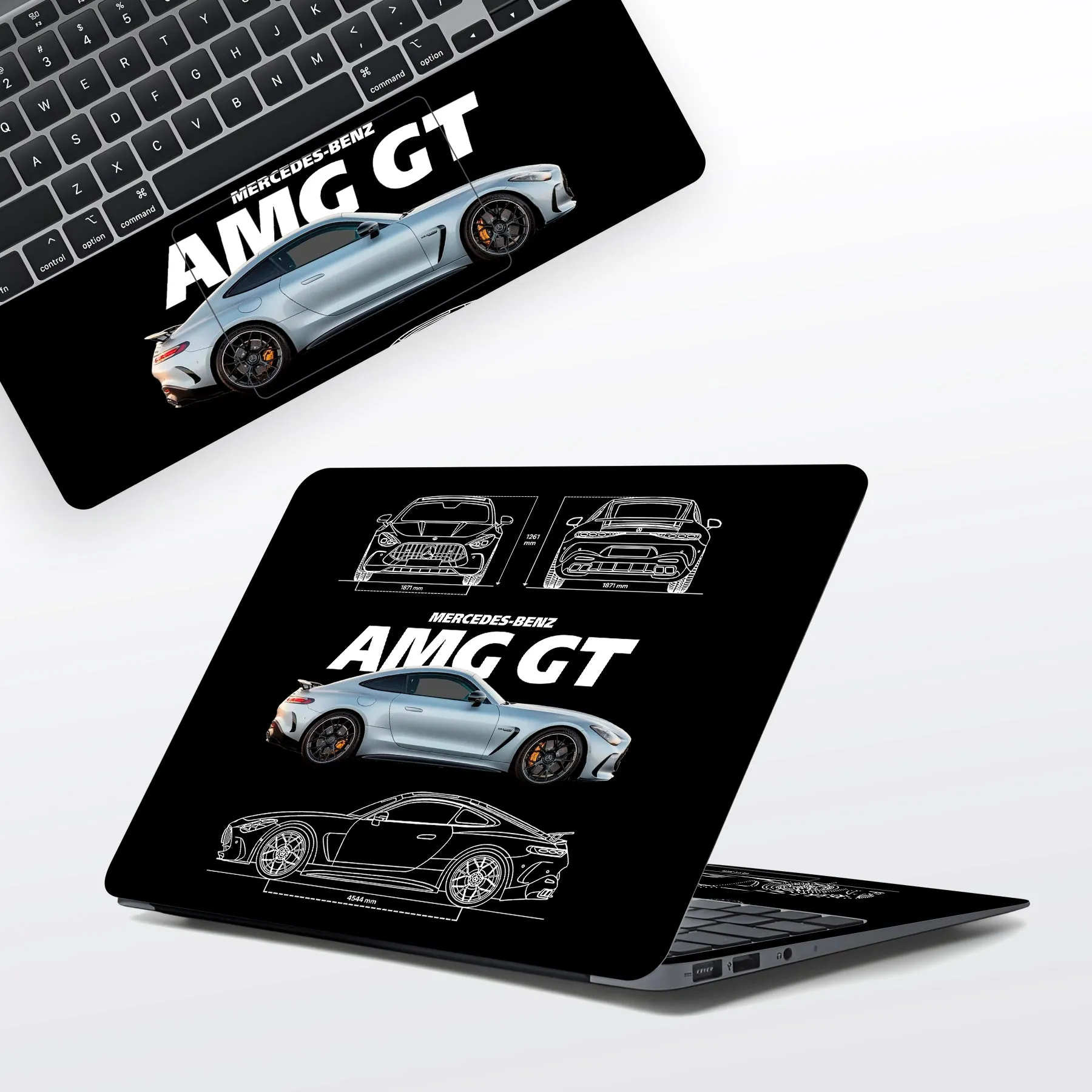 AMG GT BLACK Laptop Skin