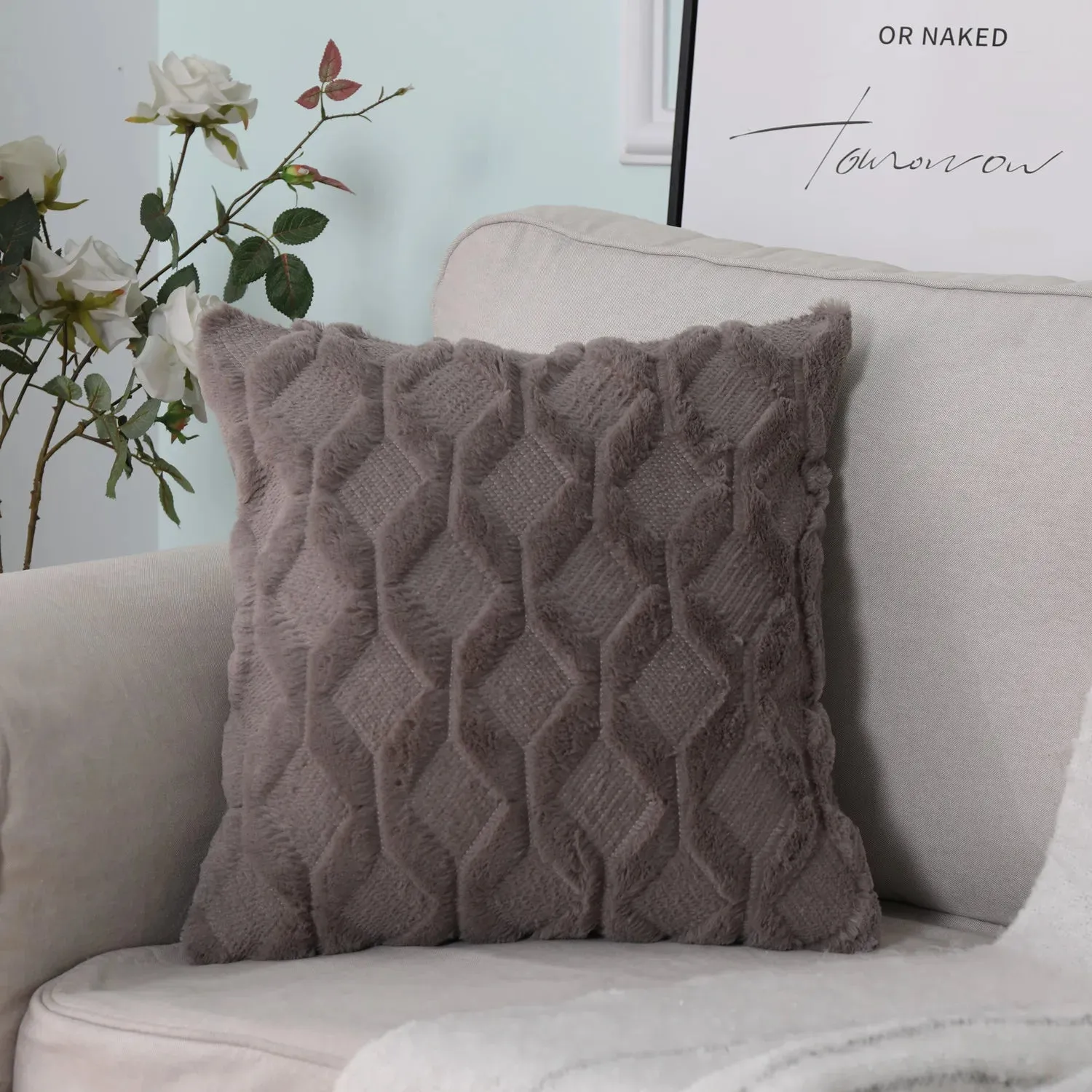 Amia Throw Pillow Cover