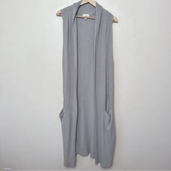 Aritzia Womens Medium Wilfred Dunkirk Sweater Long Line Vest