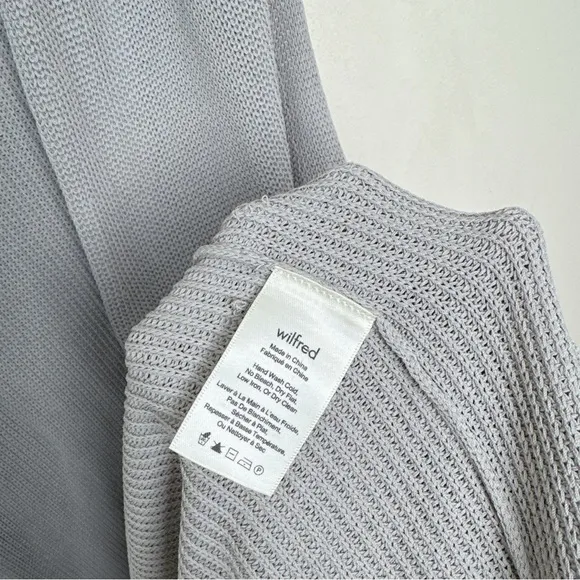 Aritzia Womens Medium Wilfred Dunkirk Sweater Long Line Vest