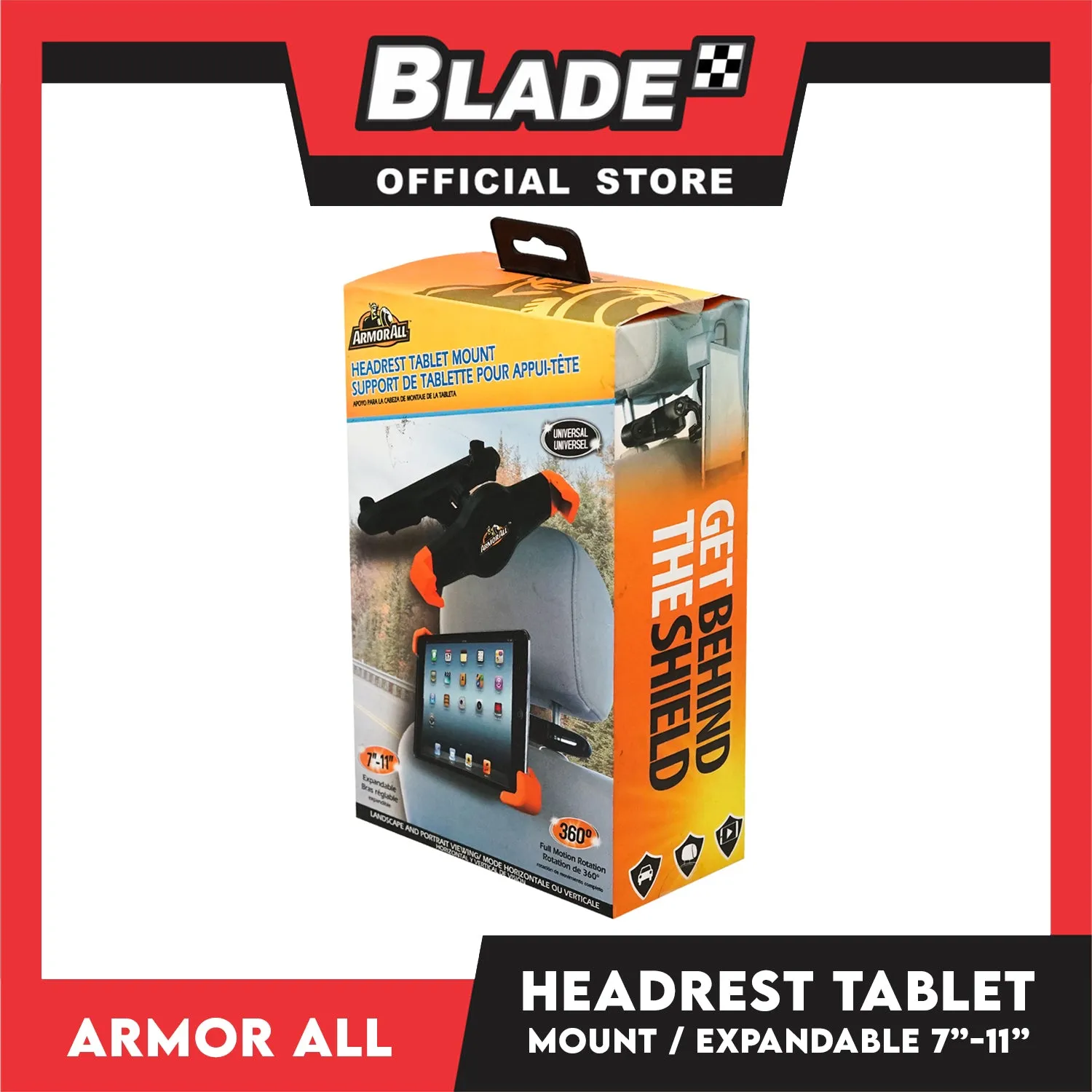 Armor All Universal Headrest Tablet Mount AMK3-0118