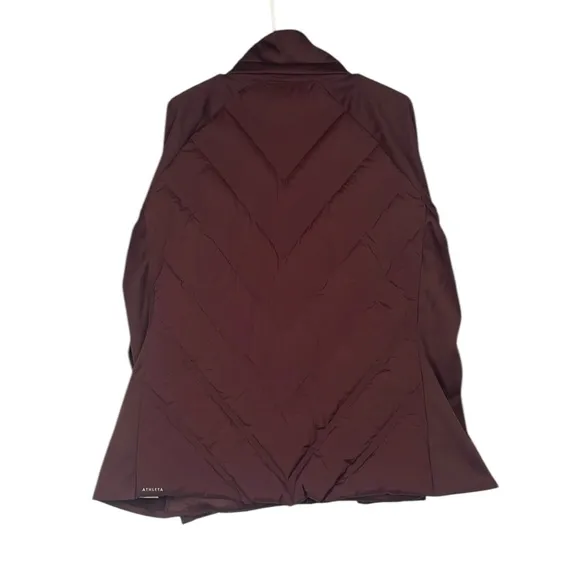 Athleta Inlet down filled puffer quilted jacket coat warm winter plus size