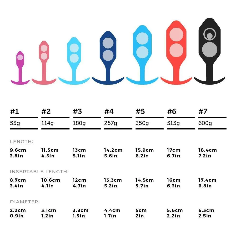 B-vibe Snug Plug 1 Weighted Silicone Butt Plug - 2 oz - Black