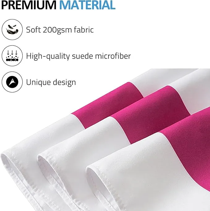 BAGAIL Camping Towel with EVA Case, Compact & Ultra Soft Microfiber Travel Towel - Super Absorbent & Lightweight Quick Dry Towels for Sports, Beach, Gym, Backpacking, Hiking and Yoga
