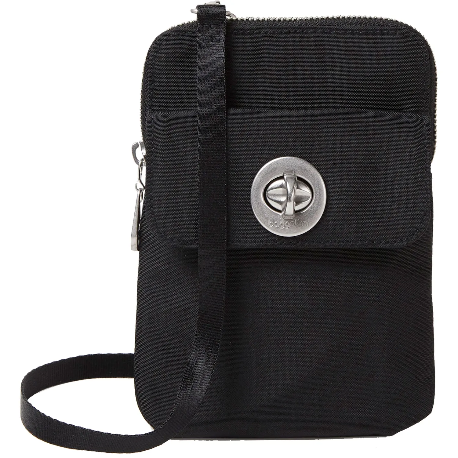 Baggallini Lima RFID Mini Bag Black Nylon