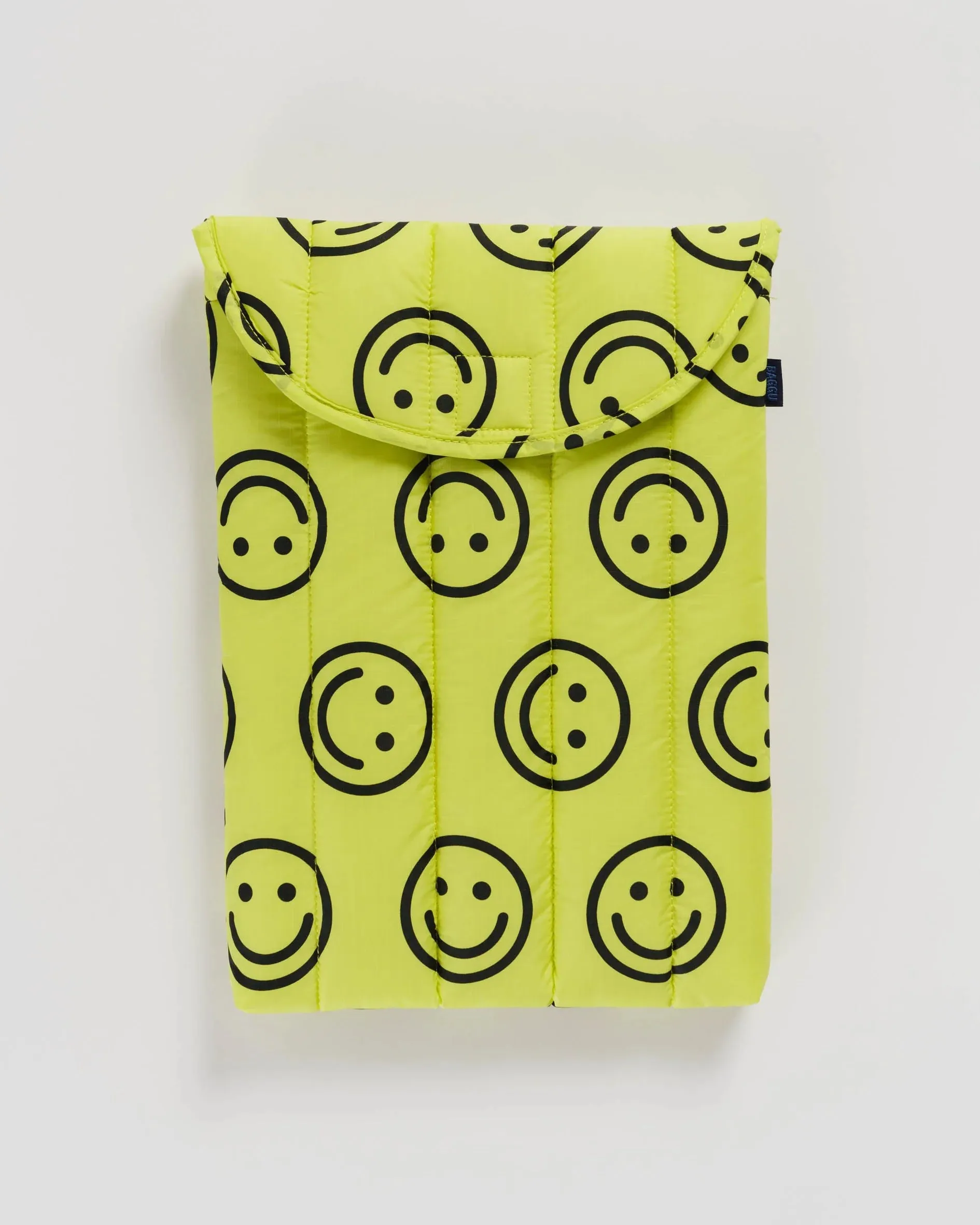 BAGGU Puffy Laptop Sleeve 13"/14" - Yellow Happy
