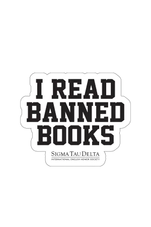 Banned Books Collegiate Sticker