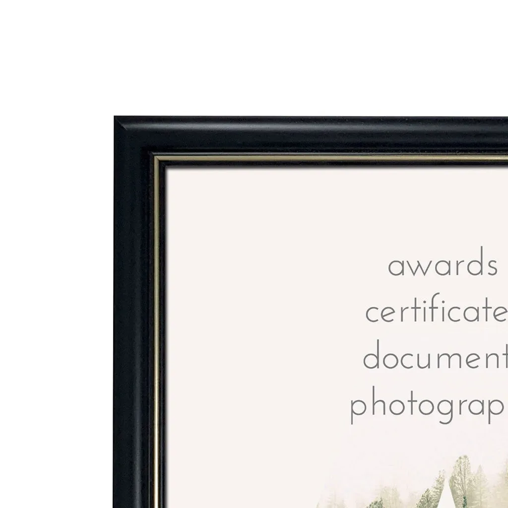 Basic Black Gold A4 Picture Frame