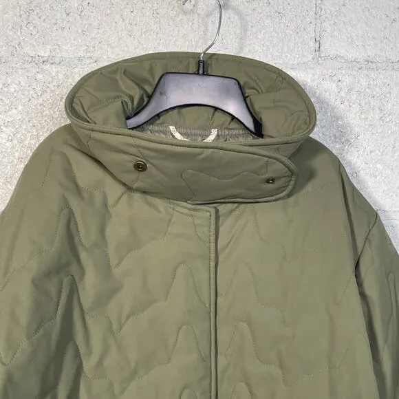 Bass Outdoor Women's Quilted Long-Sleeve Jacket green medium