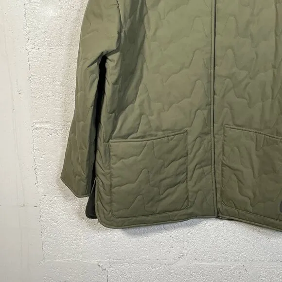 Bass Outdoor Women's Quilted Long-Sleeve Jacket green medium