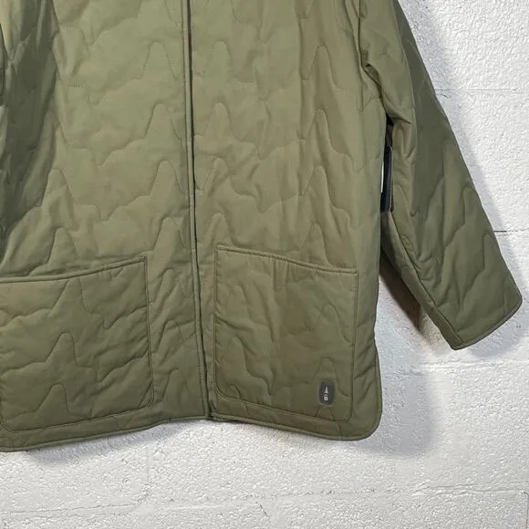 Bass Outdoor Women's Quilted Long-Sleeve Jacket green medium