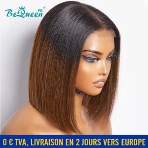 BeQueen "Adelaide" Perruque Bob en Lace Closure 2x6 En France 48h pour la livraison sans TVA