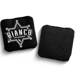 Bianco For Governor Sheriff Star Cornhole Bags (Set of 4)