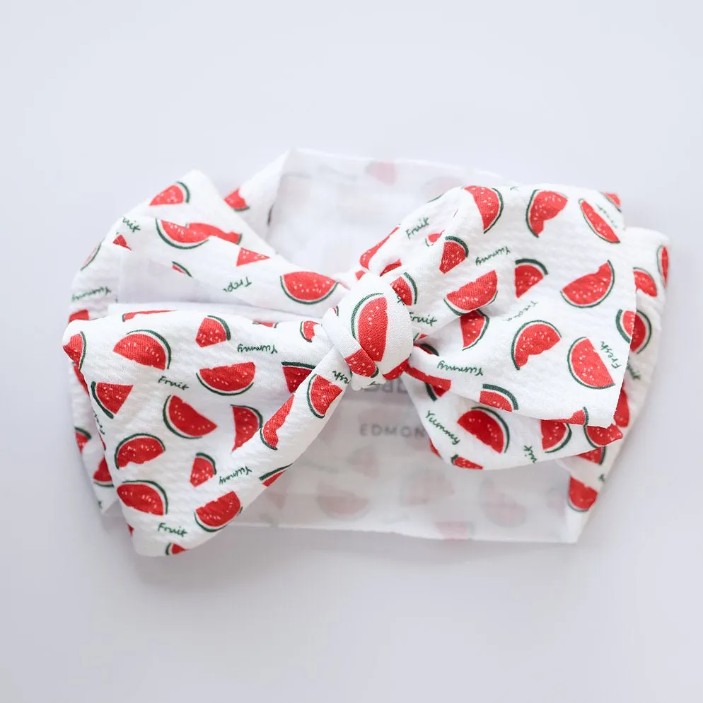 Big Bow Headband - Patterned