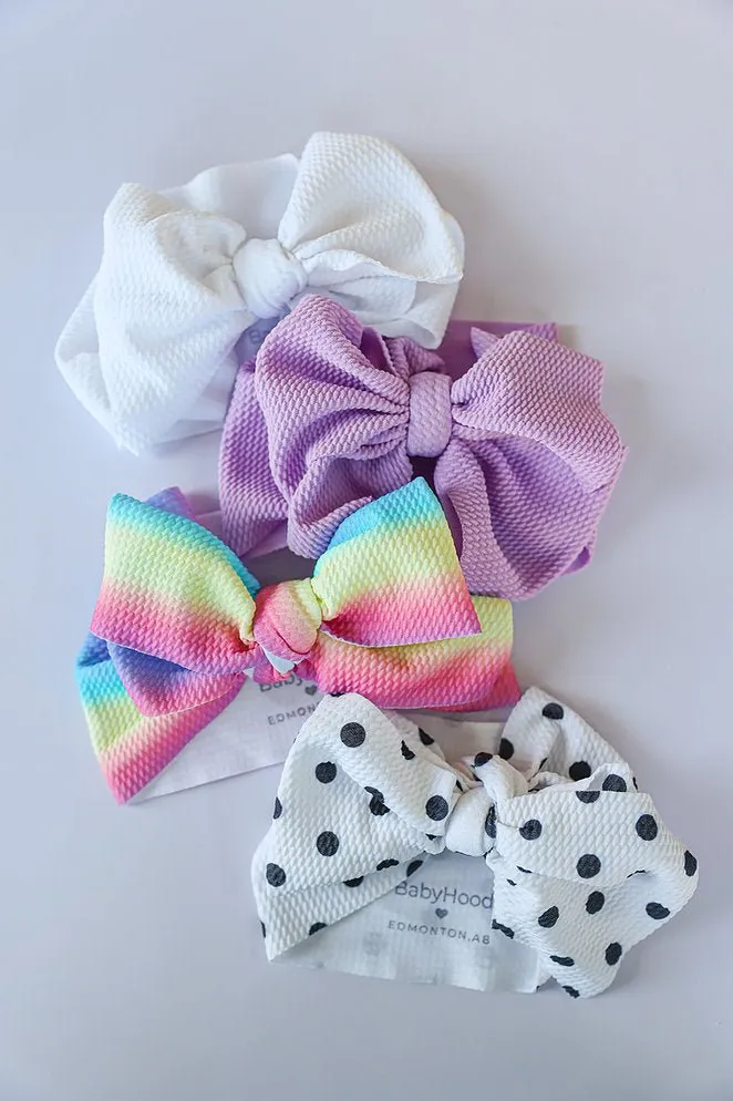Big Bow Headband - Patterned