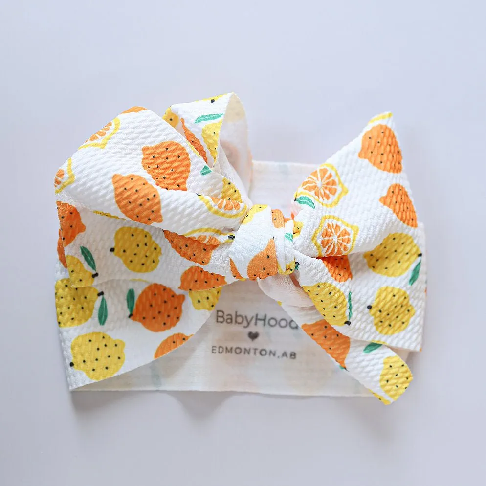Big Bow Headband - Patterned