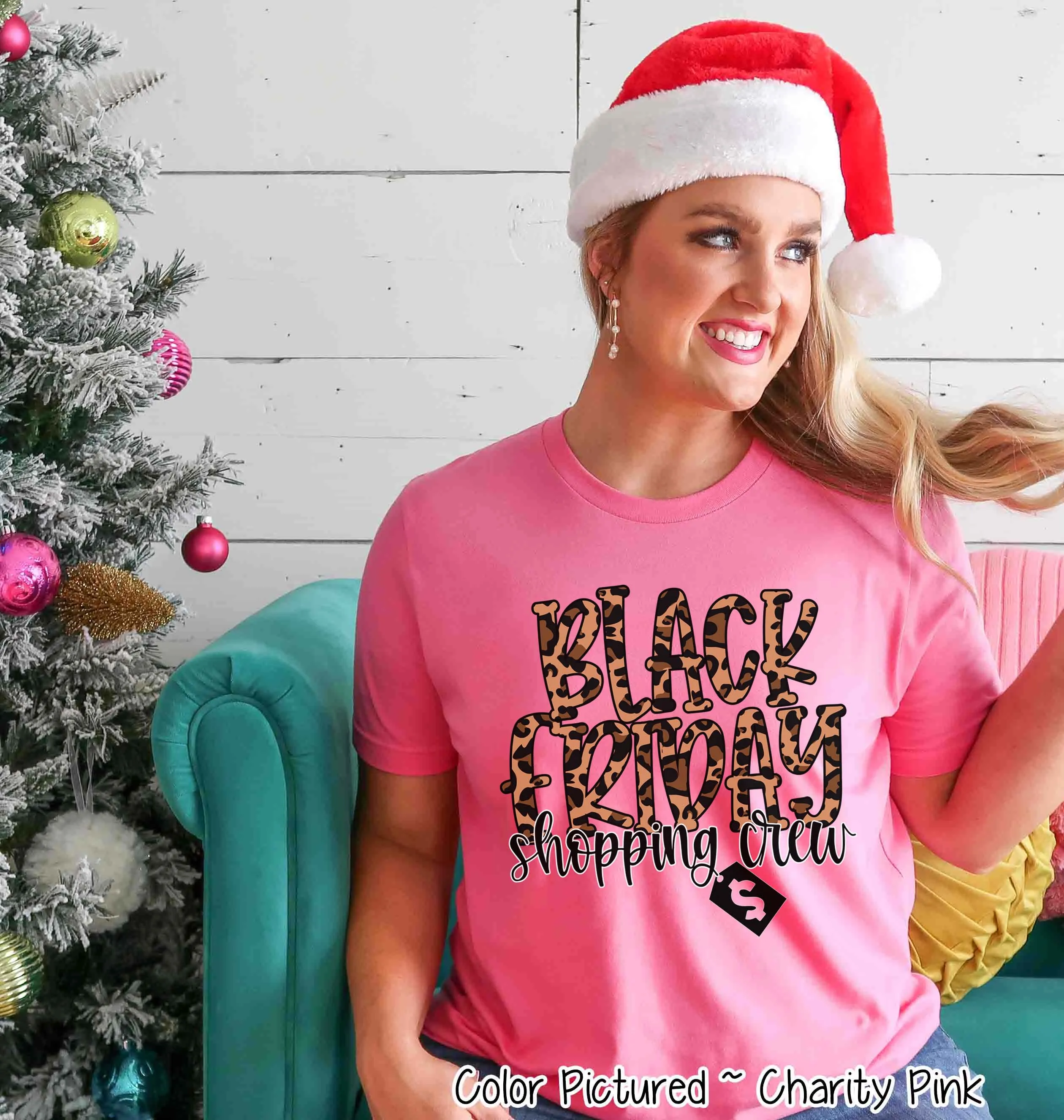 Black Friday Shopping Crew Holiday Tee