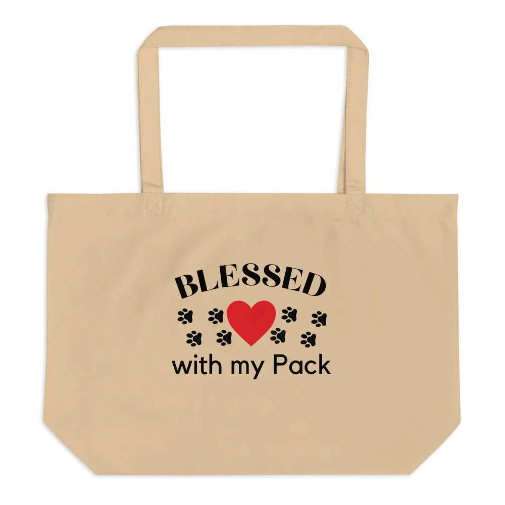 Blessed with my Pack X-Large Tote/Shopping Bag - Oyster