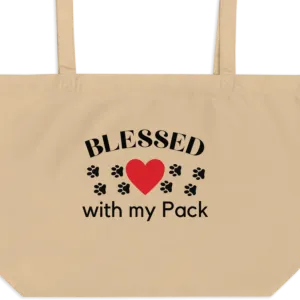 Blessed with my Pack X-Large Tote/Shopping Bag - Oyster