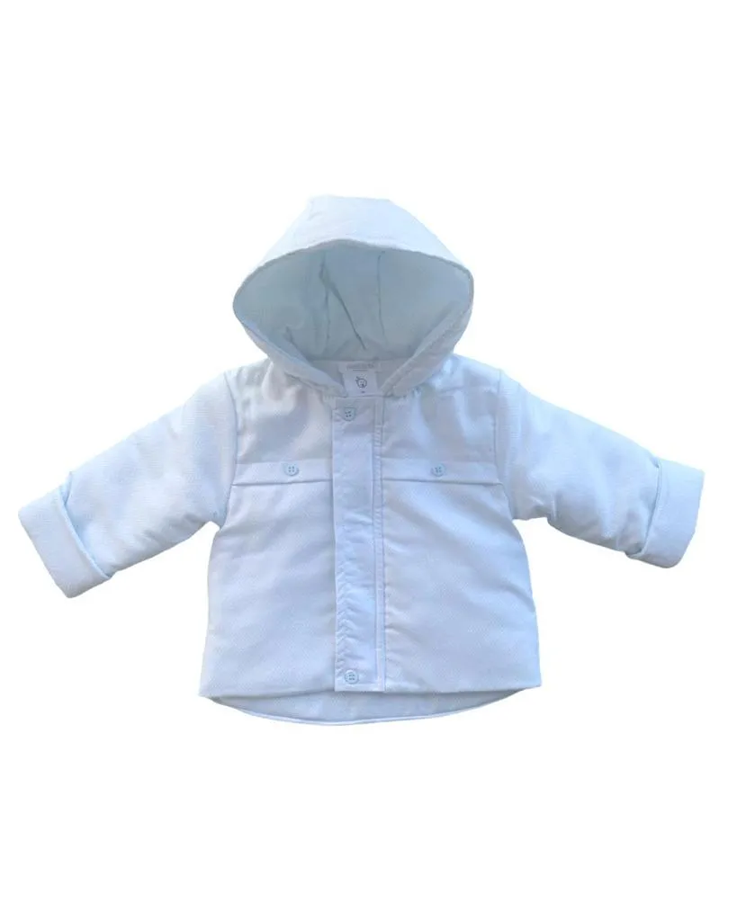 Blue Quilted Coat