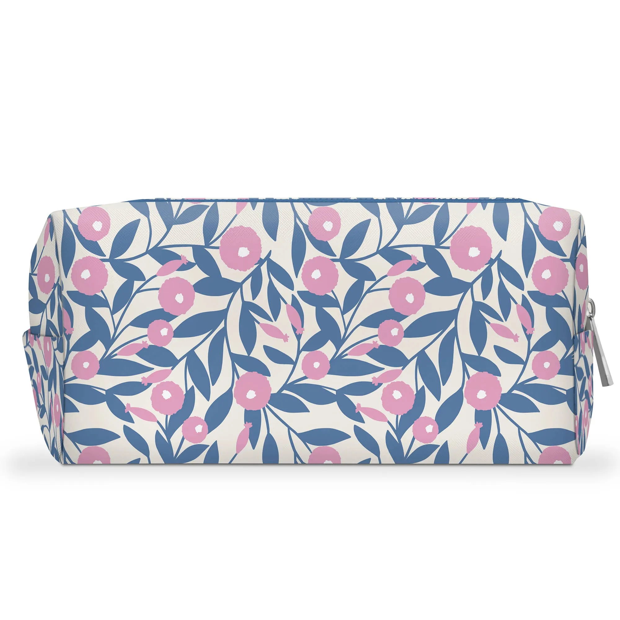 Blushing Dahlias Loaf Cosmetic Pouch