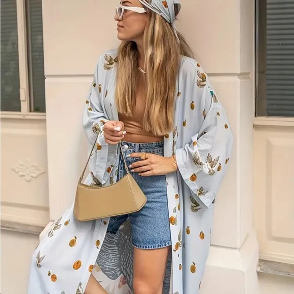 Boho cover up kimono wrap
